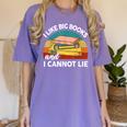 I Like Big Book Cant Lie Nerd School Librarian Teacher For Men Women Kids Women's Comfort Colors T-Shirt Violet