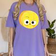 The Big Cheese Good Egg Teacher Halloween Costume Food Group Women's Comfort Colors T-Shirt Violet