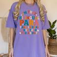 Bilingual Paraeducator Paraprofessional Parapro Teachers Women's Comfort Colors T-Shirt Violet Bilingual Paraeducator Paraprofessional Parapro Teachers Women's Comfort Colors T-Shirt Violet