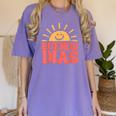 Buenos Dias Spanish Teacher Appreciation Back To School Women's Comfort Colors T-Shirt Violet Buenos Dias Spanish Teacher Appreciation Back To School Women's Comfort Colors T-Shirt Violet