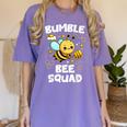 Bumble Bee Squad Honey Bumblebee Teacher Team Group Women's Comfort Colors T-Shirt Violet Bumble Bee Squad Honey Bumblebee Teacher Team Group Women's Comfort Colors T-Shirt Violet
