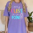 Cactus Teacher Shirt Cute Teacher Shirt Women's Comfort Colors T-Shirt Violet Cactus Teacher Shirt Cute Teacher Shirt Women's Comfort Colors T-Shirt Violet