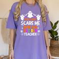 You Can't Scare Me I'm A Retired Teacher Shirt Halloween Women's Comfort Colors T-Shirt Violet You Can't Scare Me I'm A Retired Teacher Shirt Halloween Women's Comfort Colors T-Shirt Violet