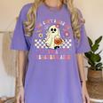 You Can't Scare Me I'm A School Teacher's Aide Halloween Women's Comfort Colors T-Shirt Violet