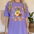 You Can't Scare Me I'm A School Teachers Assistant Halloween Women's Comfort Colors T-Shirt Violet You Can't Scare Me I'm A School Teachers Assistant Halloween Women's Comfort Colors T-Shirt Violet