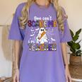 You Can't Scare Me I'm A Teacher Halloween Costume Women's Comfort Colors T-Shirt Violet