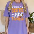 You Can't Scare Me I'm A Teacher Halloween Spooky Season Women's Comfort Colors T-Shirt Violet