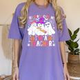 You Can't Scare Me I'm A Teacher Halloween Women's Comfort Colors T-Shirt Violet You Can't Scare Me I'm A Teacher Halloween Women's Comfort Colors T-Shirt Violet