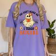 You Can't Scare Me I Teach Daycare Teacher Halloween Ghost Women's Comfort Colors T-Shirt Violet You Can't Scare Me I Teach Daycare Teacher Halloween Ghost Women's Comfort Colors T-Shirt Violet