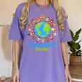 Celebrate Diversity Everyday Teachers & School Student Women's Comfort Colors T-Shirt Violet Celebrate Diversity Everyday Teachers & School Student Women's Comfort Colors T-Shirt Violet