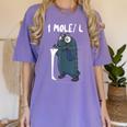 Chemistry Chemist Student Science Teacher Mole Women's Comfort Colors T-Shirt Violet