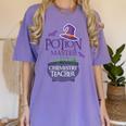 Chemistry Teacher Halloween Shirt School POTION MASTER Women's Comfort Colors T-Shirt Violet