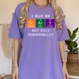 Chemisty Science Teacher Periodic Table Halloween Women's Comfort Colors T-Shirt Violet Chemisty Science Teacher Periodic Table Halloween Women's Comfort Colors T-Shirt Violet