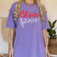 Choir Chorister Choir Teacher Choir Director Women's Comfort Colors T-Shirt Violet