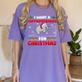 Christmas Math Teacher Hippopotenuse Math Lovers Xmas Women's Comfort Colors T-Shirt Violet Christmas Math Teacher Hippopotenuse Math Lovers Xmas Women's Comfort Colors T-Shirt Violet