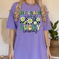 My Class Is Full Of Lucky Charms St Patricks Day Teacher Women's Comfort Colors T-Shirt Violet My Class Is Full Of Lucky Charms St Patricks Day Teacher Women's Comfort Colors T-Shirt Violet