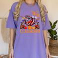 Way To Classroom Halloween Witch Three Cute Sloths Teacher Women's Comfort Colors T-Shirt Violet Way To Classroom Halloween Witch Three Cute Sloths Teacher Women's Comfort Colors T-Shirt Violet