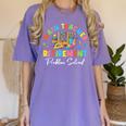 Colorful Math Teacher Retirement Solve The Problem Retired Women's Comfort Colors T-Shirt Violet