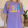 Colorful PARA Teacher Paraprofessional Cute Pencil Women's Comfort Colors T-Shirt Violet Colorful PARA Teacher Paraprofessional Cute Pencil Women's Comfort Colors T-Shirt Violet
