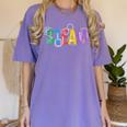 Colorful Steam Letters For Steam Program Teacher And Student Women's Comfort Colors T-Shirt Violet