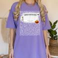 Composition Notebook Costume Adult Halloween For Teachers Women's Comfort Colors T-Shirt Violet Composition Notebook Costume Adult Halloween For Teachers Women's Comfort Colors T-Shirt Violet