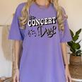 The Concert Day Elementary Music Teacher First Day Of School Women's Comfort Colors T-Shirt Violet The Concert Day Elementary Music Teacher First Day Of School Women's Comfort Colors T-Shirt Violet