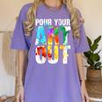 Cool Artist For Men Women Painter Art Teacher Paint Artists Women's Comfort Colors T-Shirt Violet Cool Artist For Men Women Painter Art Teacher Paint Artists Women's Comfort Colors T-Shirt Violet