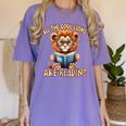 All The Cool Lions Are Reading Lion Teacher Men Women Kids Women's Comfort Colors T-Shirt Violet All The Cool Lions Are Reading Lion Teacher Men Women Kids Women's Comfort Colors T-Shirt Violet