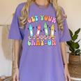 Get Your Cray-On Preschool Teacher Kindergarten Teacher Women's Comfort Colors T-Shirt Violet Get Your Cray-On Preschool Teacher Kindergarten Teacher Women's Comfort Colors T-Shirt Violet