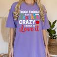 Crazy Teacher Men Women School Teachers Women's Comfort Colors T-Shirt Violet Crazy Teacher Men Women School Teachers Women's Comfort Colors T-Shirt Violet