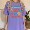 CTE Teacher CTE Crew When Will I Use This In Real Life Women's Comfort Colors T-Shirt Violet CTE Teacher CTE Crew When Will I Use This In Real Life Women's Comfort Colors T-Shirt Violet