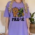 Cute Camo Pre K Back To School Teacher Kid Preschool Women's Comfort Colors T-Shirt Violet
