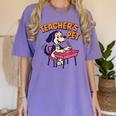 Cute Elementary School Student Dog Teacher's Pet Women's Comfort Colors T-Shirt Violet Cute Elementary School Student Dog Teacher's Pet Women's Comfort Colors T-Shirt Violet