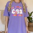 Cute Ghost Read More Books Lover Teacher Halloween Costume Women's Comfort Colors T-Shirt Violet Cute Ghost Read More Books Lover Teacher Halloween Costume Women's Comfort Colors T-Shirt Violet