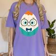 Cute Good Egg Teacher Halloween Costume Food Group Women's Comfort Colors T-Shirt Violet