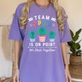 Cute SPED Teacher Special Education Cactus SPED Teacher Women's Comfort Colors T-Shirt Violet