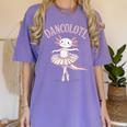 Dancolotl Ballerina Axolotl Ballet Dance Teacher Women's Comfort Colors T-Shirt Violet Dancolotl Ballerina Axolotl Ballet Dance Teacher Women's Comfort Colors T-Shirt Violet