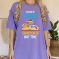Daycare Provider Master Of Diapers Childcare Teacher Women's Comfort Colors T-Shirt Violet Daycare Provider Master Of Diapers Childcare Teacher Women's Comfort Colors T-Shirt Violet