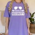 Daycare Provider Toddler Security Childcare Worker Teacher For Men Women Kids Women's Comfort Colors T-Shirt Violet