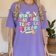 In My Daycare Teacher Era Daycare Provider Kids Women's Comfort Colors T-Shirt Violet In My Daycare Teacher Era Daycare Provider Kids Women's Comfort Colors T-Shirt Violet