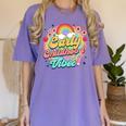 Daycare Teacher Daycare Provider Early Childhood Vibes Women's Comfort Colors T-Shirt Violet Daycare Teacher Daycare Provider Early Childhood Vibes Women's Comfort Colors T-Shirt Violet