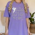 Disney Peter Pan Tinkerbell Teacher Pixie Dust And Coffee Women's Comfort Colors T-Shirt Violet Disney Peter Pan Tinkerbell Teacher Pixie Dust And Coffee Women's Comfort Colors T-Shirt Violet