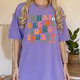What Are We Doing Today Physical Education PE Teacher Women Women's Comfort Colors T-Shirt Violet What Are We Doing Today Physical Education PE Teacher Women Women's Comfort Colors T-Shirt Violet