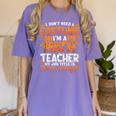 I Don't Need a Costume I'm a Math Teacher Retro Halloween Women's Comfort Colors T-Shirt Violet I Don't Need a Costume I'm a Math Teacher Retro Halloween Women's Comfort Colors T-Shirt Violet