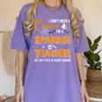 I Don't Need A Costume I'm A Spanish Teacher Halloween Men Women Women's Comfort Colors T-Shirt Violet I Don't Need A Costume I'm A Spanish Teacher Halloween Men Women Women's Comfort Colors T-Shirt Violet