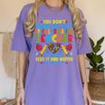 You Don't Scare Me I'm A Special Education Teacher SPED Women's Comfort Colors T-Shirt Violet