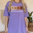 Educator Science Teacher Melanin Educator Science Women's Comfort Colors T-Shirt Violet Educator Science Teacher Melanin Educator Science Women's Comfort Colors T-Shirt Violet