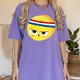The Eggcellent Athlete Good Egg Teacher Halloween Food Group Women's Comfort Colors T-Shirt Violet The Eggcellent Athlete Good Egg Teacher Halloween Food Group Women's Comfort Colors T-Shirt Violet