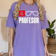 El Professor Money Costume Profesor Glasses Men Teacher Gift Women's Comfort Colors T-Shirt Violet