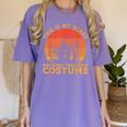 English Teacher Matching This Is My Scary Halloween Costume Women's Comfort Colors T-Shirt Violet
